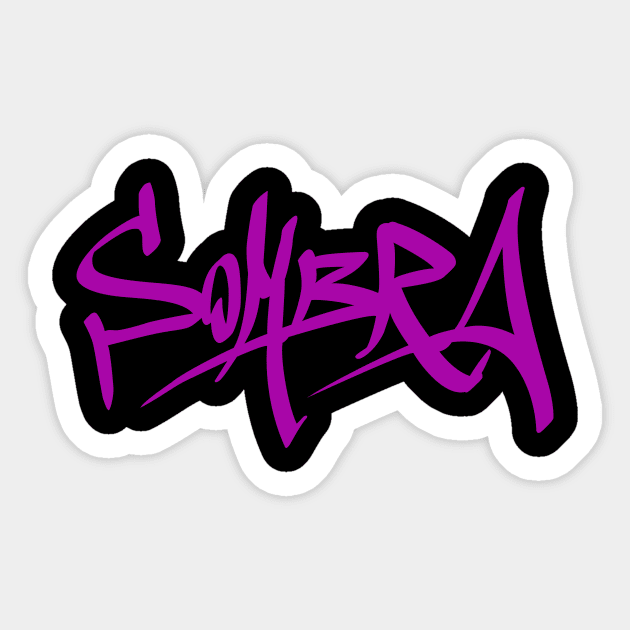 Sombra tag Sticker by JamesCMarshall